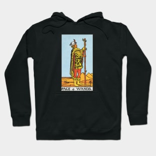 Page of wands tarot card Hoodie